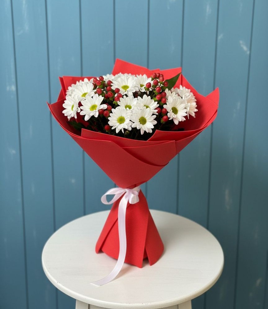 Букет цветов из: Хризантемы в Куйбышеве