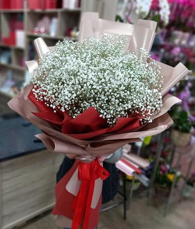 Букет цветов из: Гипсофила в Куйбышеве