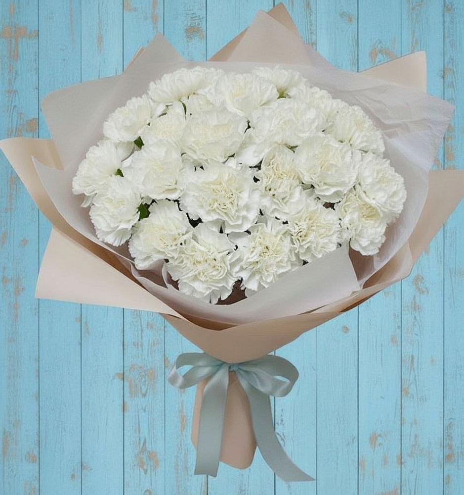 Букет цветов из: Гвоздики в Куйбышеве