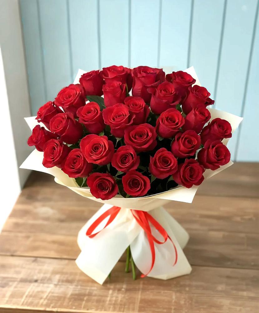 Букет 29 Красных роз в Куйбышеве