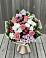 Букет цветов из: Альстромерии, Гвоздики, Розы и Хризантемы в Куйбышеве