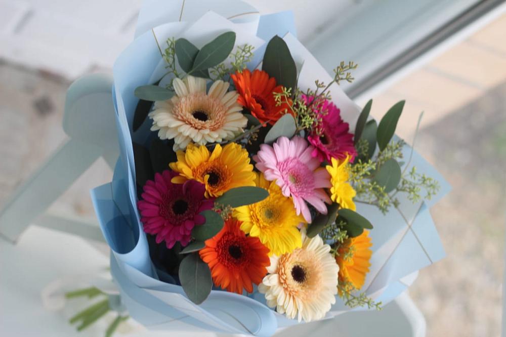 Букет цветов из: Герберы в Куйбышеве