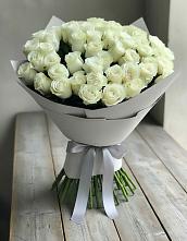 Букет 35 Белых роз в Куйбышеве