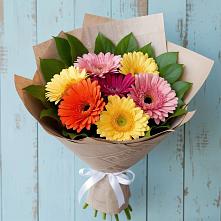 Букет цветов из:  Герберы в Куйбышеве