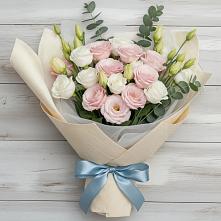 Букет цветов из:  Лизиантусы #REPLACE_PRED# Куйбышеве