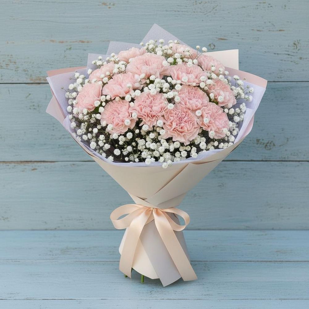 Букет цветов из: Гвоздики в Куйбышеве