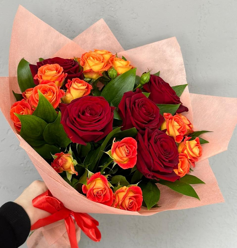 Букет Любовь и восторг в Куйбышеве