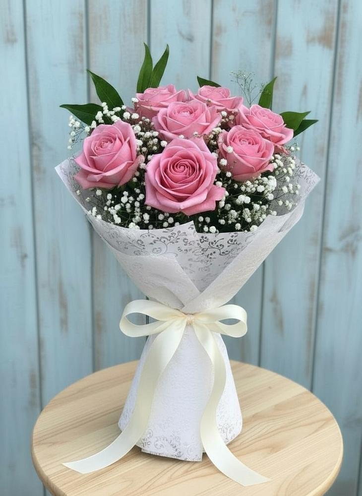 Букет цветов из: Розы в Куйбышеве