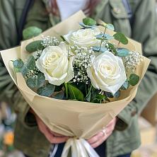 Букет Нежные грёзы в Куйбышеве Букет цветов из: Розы в Куйбышеве