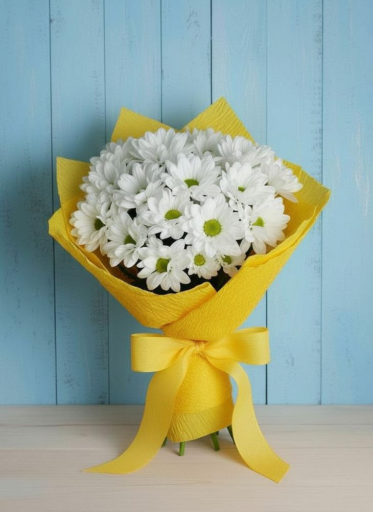 Букет цветов из: Хризантемы в Куйбышеве