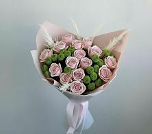 Букет цветов из:  Розы и Хризантемы в Куйбышеве