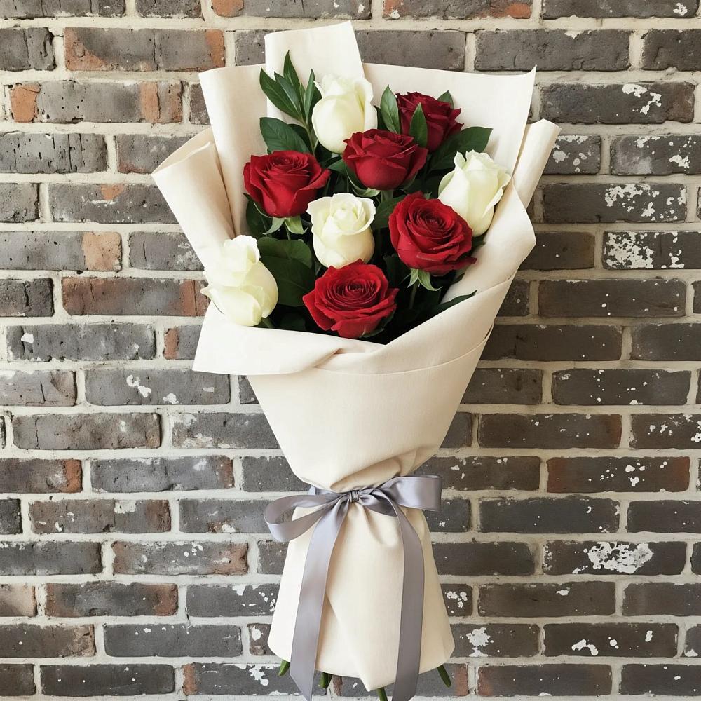 Букет цветов из: Розы в Куйбышеве