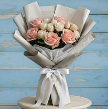 Букет цветов из:  Розы в Куйбышеве