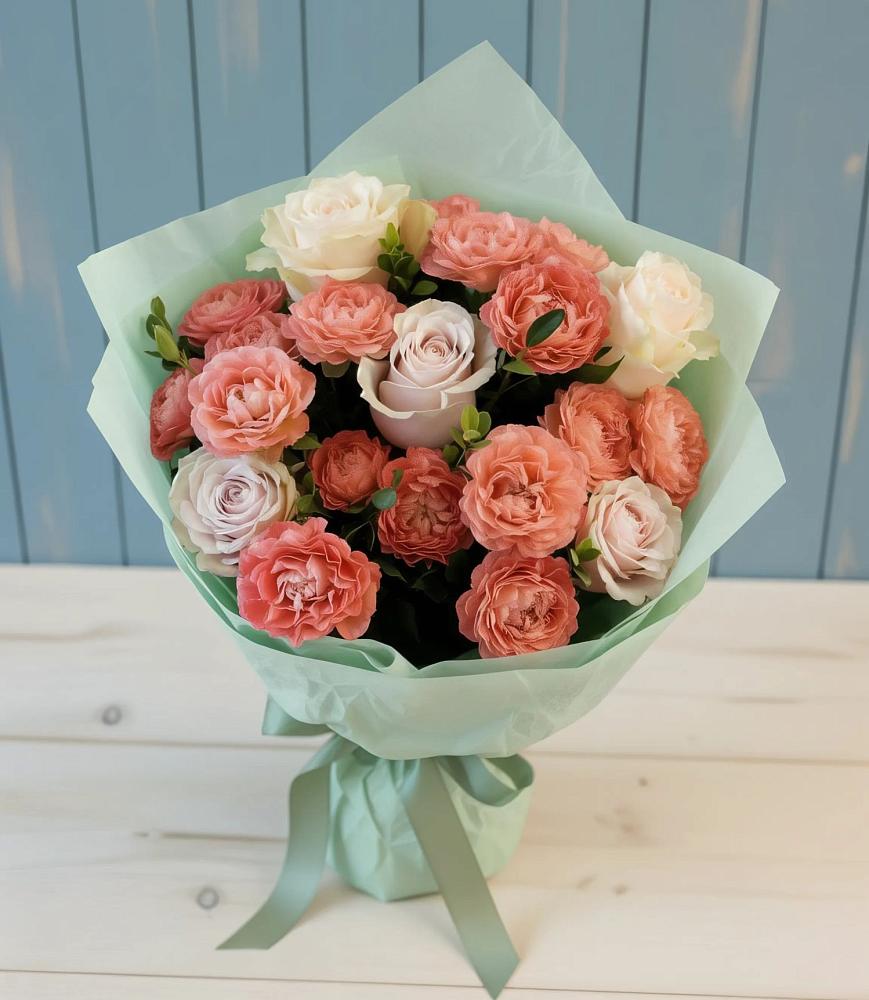 Букет цветов из: Розы в Куйбышеве