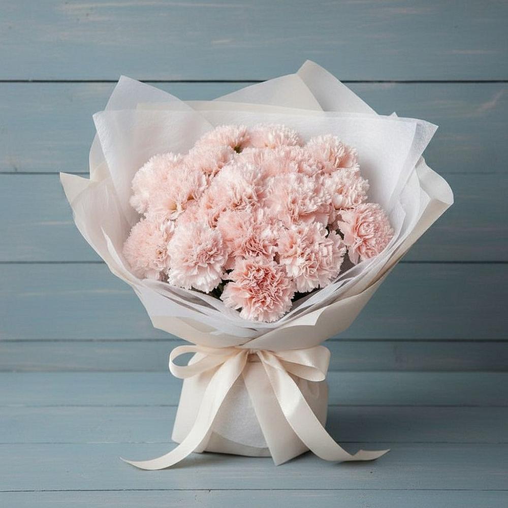 Букет цветов из: Гвоздики в Куйбышеве