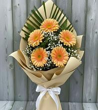 Букет цветов из:  Герберы в Куйбышеве