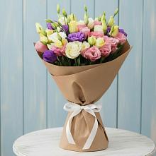 Букет цветов из:  Лизиантусы в Куйбышеве