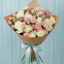 Букет цветов из:  Розы в Куйбышеве